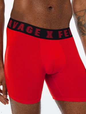 Savage X Fenty Boxer Red USA | 203-OMZLVN