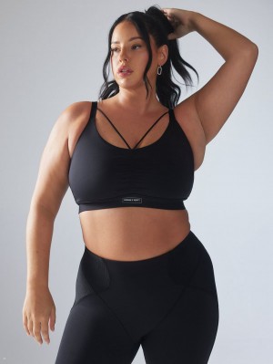 Savage X Fenty Curve Alert Medium-Impact Black USA | 675-TBAZDI