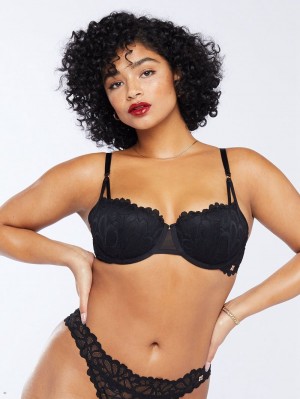 Savage X Fenty Not Sorry Lightly Lined Lace Black USA | 529-CLVJDX