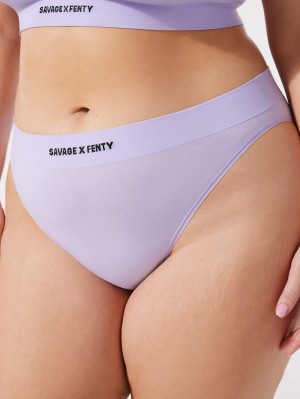 Savage X Fenty Seamless High-Waist Purple USA | 029-VBJAXW