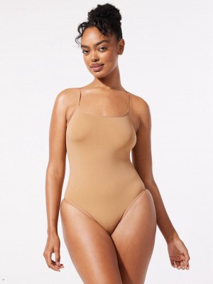 Savage X Fenty Seamless Teddy Beige USA | 635-URXKGB