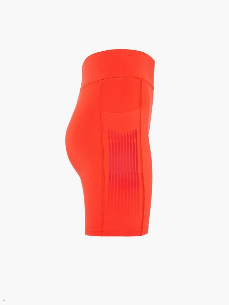 Savage X Fenty Band-It High-Waist Bike Red USA | 190-HPMFZK