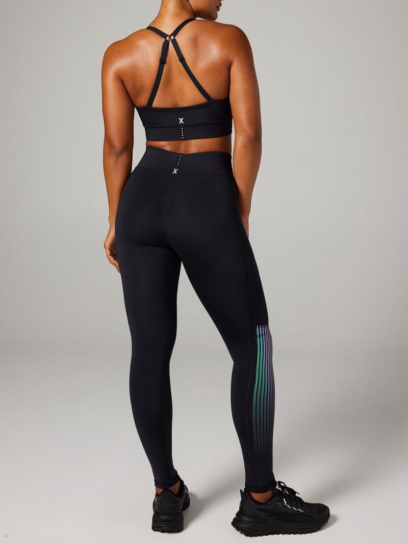 Savage X Fenty Band-It High-Waist Black Green USA | 159-UTOKFM