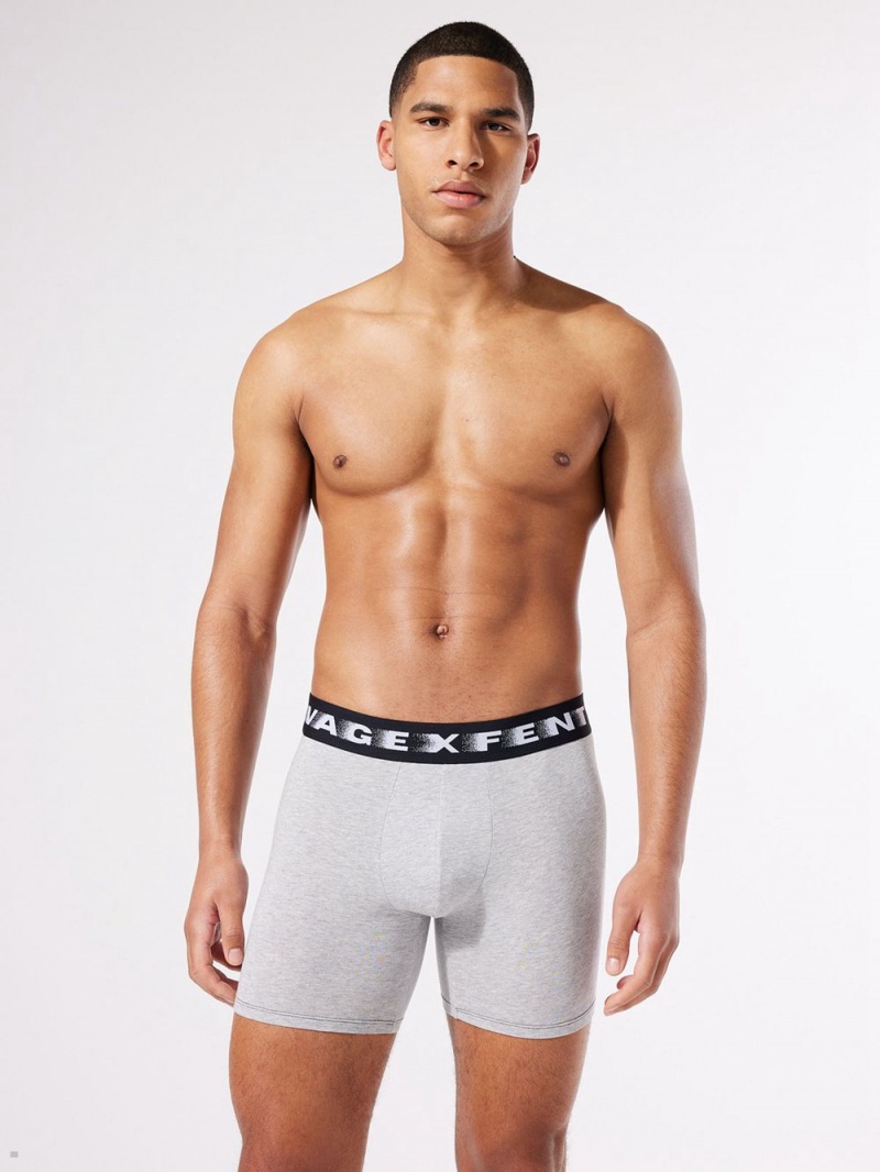 Savage X Fenty Bed Of Dreams Boxer Grey USA | 257-QABSJV