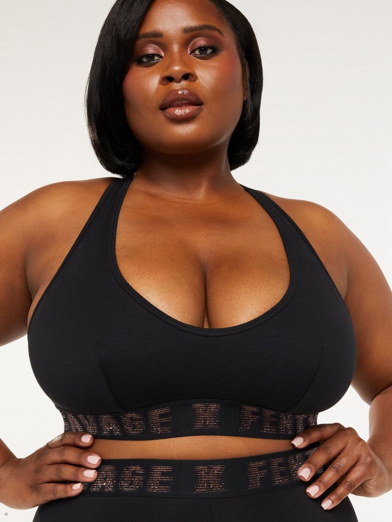 Savage X Fenty Forever Savage Scoop-Neck Black USA | 295-SUDHGA