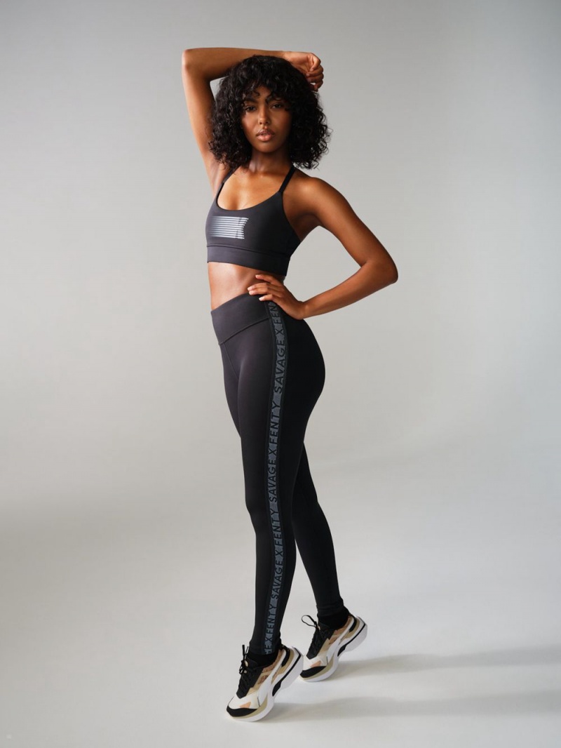 Savage X Fenty Main Player High-Waist Black USA | 925-TNIKEV