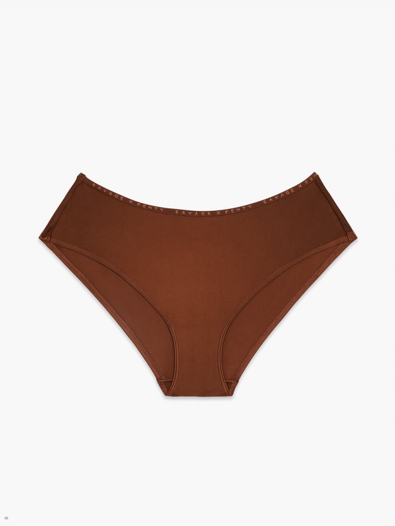 Savage X Fenty New Microfiber Brown USA | 902-FJQMNC