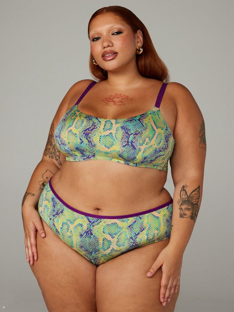 Savage X Fenty New Microfiber Unlined Light Green USA | 527-MYHVZR