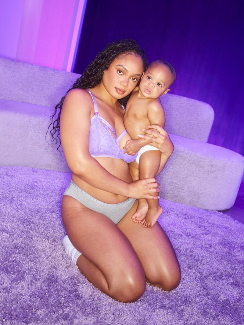 Savage X Fenty Not Sorry Lace Maternity Purple USA | 703-DBVTIR