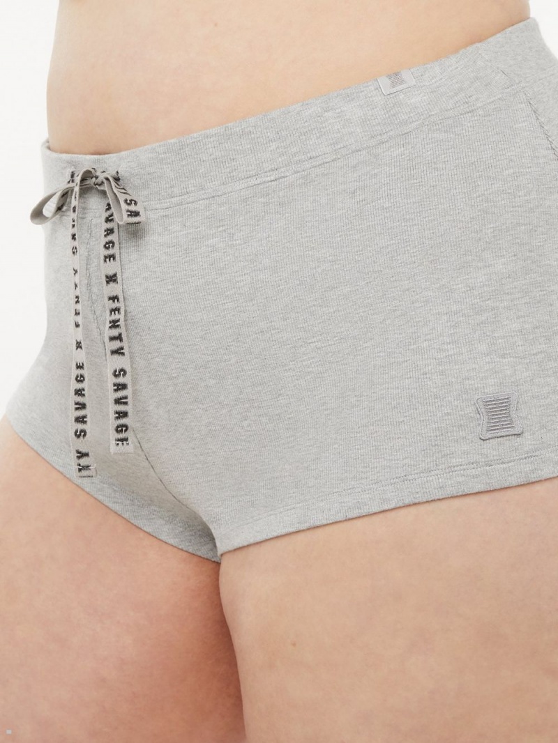 Savage X Fenty Rib Sleep Grey USA | 503-CDXPTE