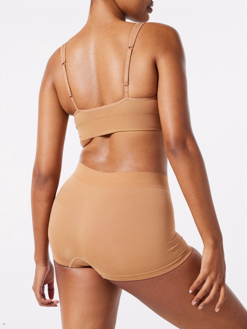 Savage X Fenty Seamless Beige USA | 915-UOBQHJ