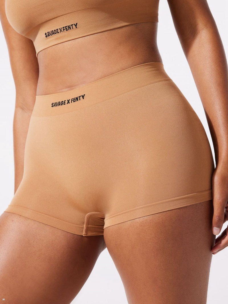 Savage X Fenty Seamless Beige USA | 915-UOBQHJ