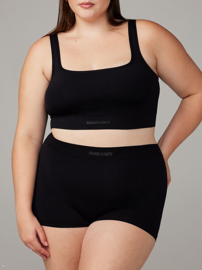 Savage X Fenty Seamless Black USA | 701-OSFKDH