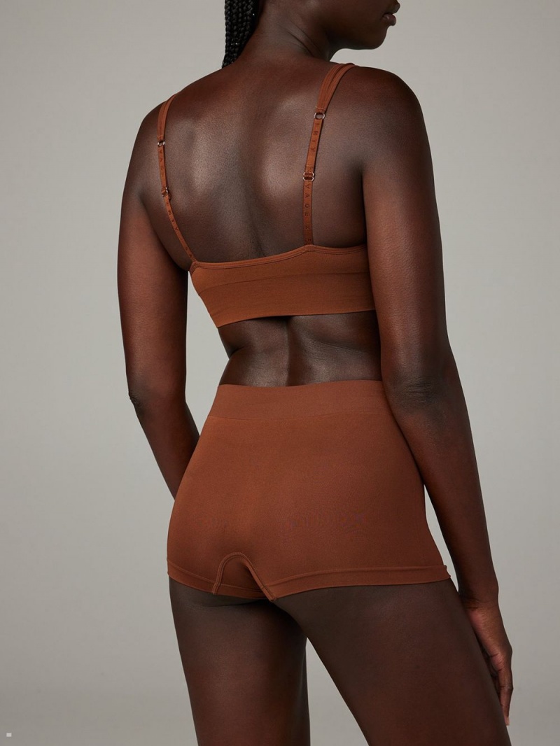 Savage X Fenty Seamless Brown USA | 873-HVOGQC