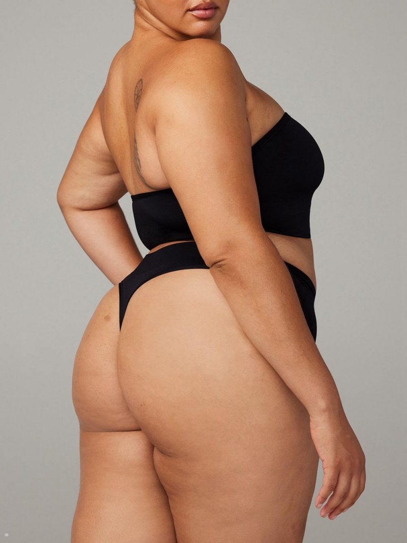 Savage X Fenty Seamless High-Waist Black USA | 470-WYLMFR