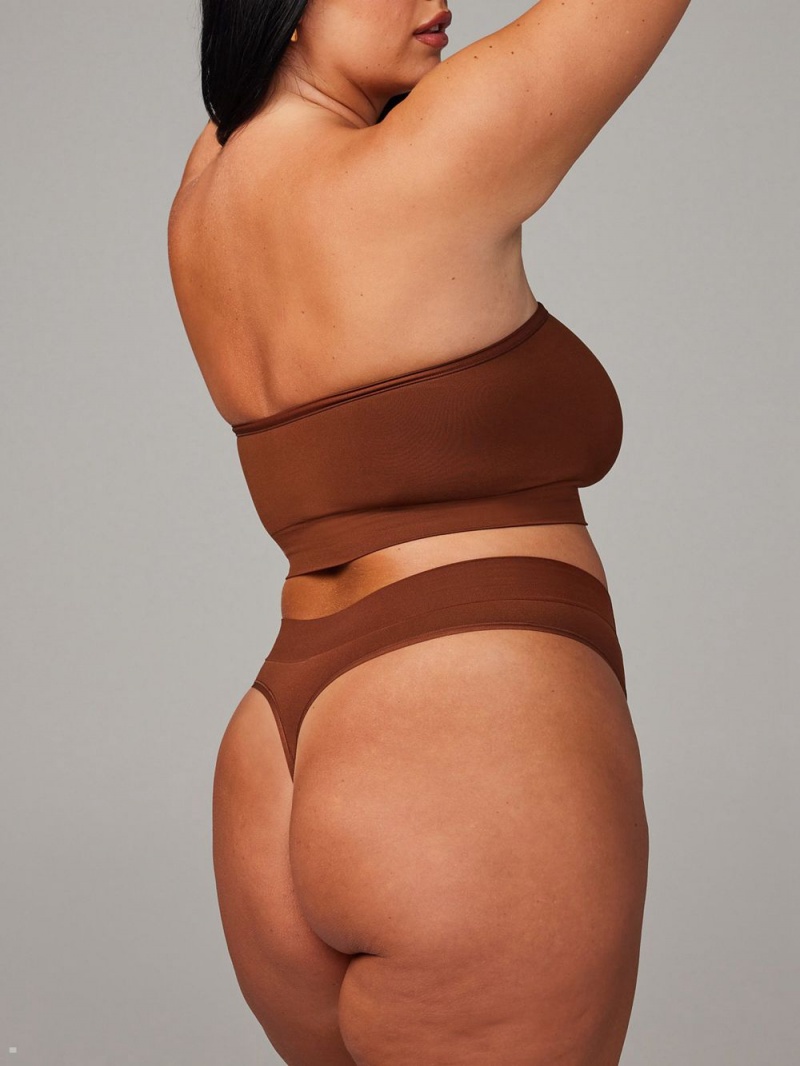 Savage X Fenty Seamless High-Waist Brown USA | 850-KDVNIL