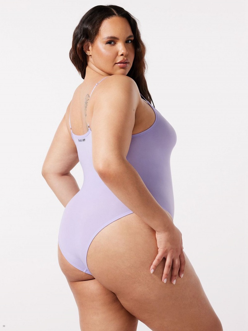 Savage X Fenty Seamless Teddy Purple USA | 475-SHMXLA