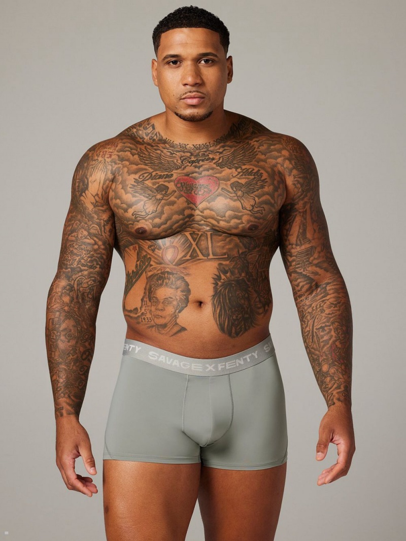 Savage X Fenty Shadow Fit Trunks Deep Grey USA | 519-XUJVML